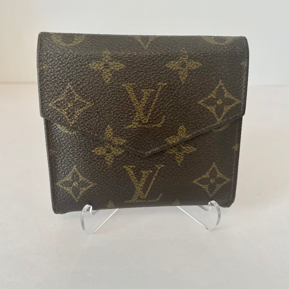 Louis Vuitton Monogram Elise Double Sided Snap Wallet LV Vintage - Picture 4 of 16